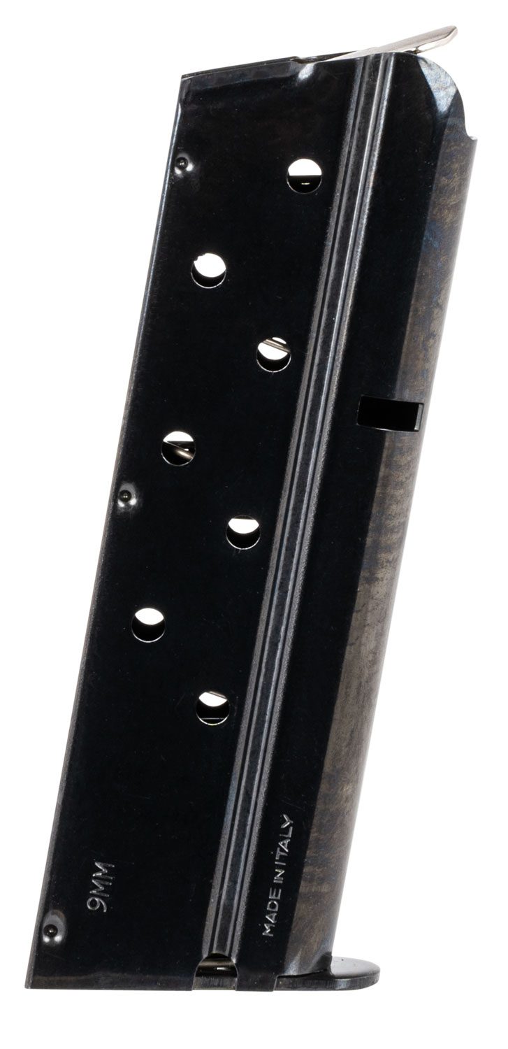 Mec-Gar MGCGOV9LCB 1911 Officer 8rd 9mm Luger, Blued Carbon Steel
