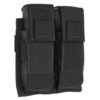 Tacshield T3602BK Universal Double Pistol Mag Pouch Black 1000D Nylon