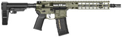 Radian Weapons R0515 Model 1 Pistol 223 Wylde 30+1 10.50", OD Green Billet Rec/M-Lok Handguard, Smooth Buffer Tube (No Brace), Magpul Grip, Ambi Controls, Dead Air QD Flash Hider, Adj. Triggers