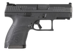 CZ-USA 91560 P-10 S  9mm Luger 12+1 3.50" Black Steel Barrel, Black Nitride Serrated Steel Slide, Black Polymer Frame w/Picatinny Rail, Black Interchangeable Backstrap Grip, Ambidextrous
