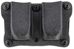 DeSantis Gunhide A87KJKKZ0 Quantico Double Mag Pouch OWB Black Kydex, Belt Clip Fits Belts Up To 1.50" Wide, Compatible w/Sig P365, Ambidextrous