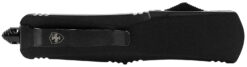 Templar Knife LBR231 Gen II  Large 3.50" OTF Tanto Plain Black Oxide Stonewashed 440C SS Blade,, 5.25" Black Aluminum/Rubber Handle, Glass Breaker