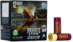 Federal PFSX143FS4 Premium Prairie Storm FS 12Gauge 3" 1 1/8oz 4Shot 25 Per Box/10 Case