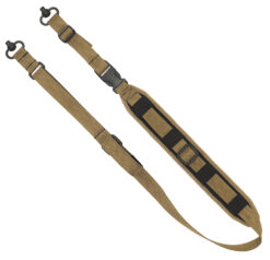 GrovTec US Inc GTSL129 QS 2-Point Sentinel Coyote Brown Adjustable Rifle/Shotgun