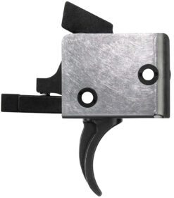 CMC Triggers 91505 Drop-In  Single-Stage Curved Trigger w/ 3-3.50 lbs Draw Weight, Large Pin model with Black Finish