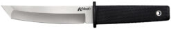 Cold Steel CS17T Kobun  5.50" Fixed Tanto Plain AUS-8A SS Blade/Black Deep Checkered Kray-Ex Handle Includes Belt Clip/Sheath