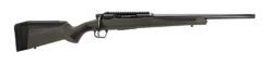 Savage Arms 57655 Impulse Hog Hunter 30-06 Springfield 4+1 Matte Black 20" Threaded Barrel/Rec, Matte OD Green Fixed AccuStock with AccuFit, Includes Detachable Box Mag