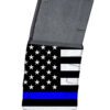Mission First Tactical EXDPM556AMB1 Extreme Duty  30rd 223 Rem/5.56x45mm Fits AR-15/M4 Black w/Blue Line American Flag Polymer