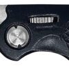AccuSharp 703C Sport  3" Folding Plain Stainless Steel Blade/Black Anodized Aluminum Handle Includes Belt Clip