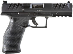 Walther Arms 2842475 PDP  9mm Luger 18+1 4.50" Black Polygonal Rifled Barrel, Black Optic Ready/Serrated Steel Slide, Black Polymer Frame w/Picatinny Rail, Ambidextrous
