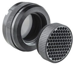 Meprolight USA 5626090000 Polarizer/Flash Guard Kit  Rifle Black Compatible w/ Mepro M21