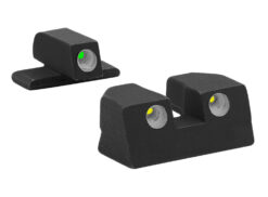 Meprolight USA 101103201 Tru-Dot  Green Tritium White Outline Front Sight-Yellow Tritium White Outline Rear Sight Sig Sauer P-Series P226/P320