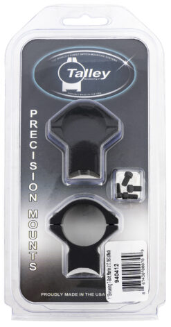 Talley 940412 Scope Mount/Ring Combo  Black Anodized Aluminum 1" Tube Browning T-Bolt Medium Rings 0 MOA