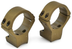 Talley HC850735 Scope Mount/Ring Combo  Burnt Bronze Aluminum 34mm Tube X-Bolt High Rings 0 MOA
