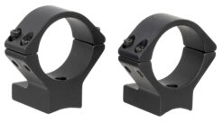 Talley 730702 Scope Mount/Ring Combo  Black Aluminum 30mm Tube Winchester Model 70 Low Rings 0 MOA