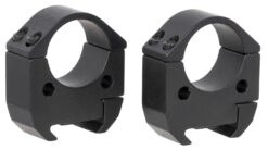 Talley TMS10H Modern Sporting  Black Anodized Aluminum 1" Tube High Picatinny Rail 0 MOA