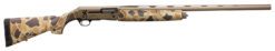 Browning 011430205 Silver Field 12 Gauge 3.5" 4+1 26" Barrel, Flat Dark Earth Cerakote Metal Finish, Vintage Tan Camo Synthetic Stock