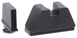 AmeriGlo GL470 Optic Compatible Sight Set for Glock  2XL Tall Serrated Front Sight- Black Rear Sight