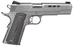Diamondback DB1911SS 1911 Limited Edition 45 ACP 8+1 5" Stainless Match Grade Barrel, Ported/Serrated Stainless Steel Slide & Frame w/Beavertail, Black G10 Grip