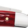 Case 00786 Stockman  Medium 2.57"/1.88"/1.71" Folding Clip/Sheepsfoot/Spey Plain Mirror Polished Tru-Sharp SS Blade/Corn Cob Jigged Old Red Bone Handle