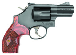 Smith & Wesson 13323 Model 19 Performance Center Carry Comp 357 Mag or 38 S&W Spl +P Blued Carbon Steel 2.50" PowerPort  Barrel, 6rd Cylinder & K-Frame, Tritium Front Night Sight, Custom Wood Grip