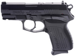 Bersa TPR9CM TPRC  Compact Frame 9mm Luger 13+1, 3.25" Black Manual Barrel, Matte Black Serrated Steel Slide & Aluminum Frame, Ambidextrous