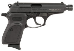Bersa T380M8X Thunder  Micro-Compact Frame 380 ACP 8+1 3.50" Black Steel Threaded Barrel, Matte Black Steel Serrated Slide, Matte Black Aluminum Frame, Black Rubber Grip, Right Hand
