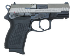 Bersa TPR9CDT TPRC  Compact Frame 9mm Luger 13+1, 3.50" Black Steel Barrel, Nickel Cerakote Serrated Steel Slide, Matte Black Aluminum Frame w/Beavertail, Ambidextrous