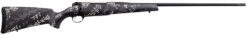 Weatherby MBT20N257WR8B Mark V Backcountry 2.0 Ti 257 Wthby Mag 3+1 26" Barrel, Graphite Black Cerakote Metal Finish, Black with Gray/White Sponge Accents Peak 44 Blacktooth Stock