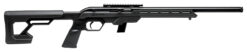 Savage Arms 45114 64 Precision Full Size 22 LR 10+1 16.50" Matte Black Heavy Threaded Barrel, Matte Black Picatinny Rail Carbon Steel Receiver, M-LOK Handguard, Black Chassis Synthetic Stock, Black Po