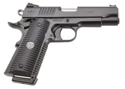 Wilson Combat ACPFS9A ACP Full-Size SAO 9mm Luger 5" 10+1 Black Armor-Tuff Carbon Steel Frame/Slide Black G10 Eagle Claw Grips Ambi Thumb Safety