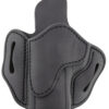 1791 Gunleather ORBH24SSBLL BH2.4S Optic Ready OWB Size 2.4S Stealth Black Leather Belt Slide Fits FN 509/HK VP9SK Left Hand