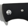 CRKT 2867 Curfew  3.10" Folding Plain Satin 8Cr13MoV SS Blade/Black/White Resin Infused Fiber w/Aluminum Bolster Handle Includes Pocket Clip