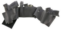 Galco UWBKMED2 UnderWraps 2.0 Black Medium Leather/Nylon Handgun