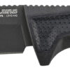 S.O.G SOG17220157 Recondo FX 4.60" Fixed Plain Satin TiNi Full Tang Cryo 440C SS Blade/ Black Overmolded GRN Handle