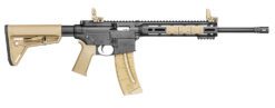 Smith & Wesson 10210 M&P 15-22 Sport 22 LR 25+1 16.50" Carbon Steel Barrel, Black Metal Finish, Adjustable Magpul MOE SL Flat Dark Earth Stock, Magpul Folding MBUS Sights, Magpul M-Lok Mounting System