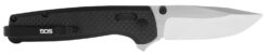 S.O.G SOGTM1025BX Terminus XR 2.95" Folding Clip Point Plain Satin CPM S35VN SS Blade Black G10/Carbon Fiber Handle Features Box Packaging Includes Belt Clip