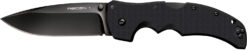 Cold Steel CS27BS Recon 1 4" Folding Spear Point Plain DLC Coated American S35VN Blade/Black G10 Handle Includes Pocket Clip