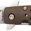 Cold Steel CS-26SK4 Ti-Lite  4" Folding Plain Kris AUS 10A Steel Blade/Flat Dark Earth Griv-Ex Handle