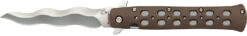 Cold Steel CS-26SK4 Ti-Lite  4" Folding Plain Kris AUS 10A Steel Blade/Flat Dark Earth Griv-Ex Handle