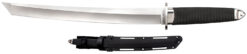 Cold Steel CS35AE Magnum Tanto XII  12" Fixed Tanto Plain Satin VG-10 San Mai Blade/Black Textured/Oval Kray-Ex Handle Includes Sheath