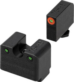 TruGlo TGTG231G3MC Tritium Pro  Black | Green Tritium Orange Outline Front Sight Green Tritium Rear Sight