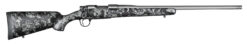 Christensen Arms 8010107200 Mesa FFT 6.5 Creedmoor 4+1 20" Threaded Barrel, Tungsten Gray Cerakote, Black with Gray Webbing Stock