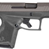 Taurus 1-GX4M93CG GX4 Micro-Compact 9mm Luger Caliber with 3.06" Barrel, 11+1 Capacity, Gray Finish Frame, Serrated Tungsten Gray Cerakote Steel Slide & Interchangeable Backstrap Grip Includes 2 Mags