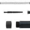 TacFire MAR139C Short Buffer Tube System  Black Anodized Aluminum with QD End Plate for AR Pistol Platform