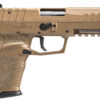 FN 66101275 Five-seveN MRD 5.7x28mm  4.80" Barrel 20+1, Flat Dark Earth Polymer Frame With Mounting Rail & Serrated Trigger Guard, Optic Cut FDE Steel Slide, No Manual Safety, Optics Ready