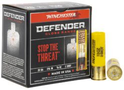 Winchester Ammo S202PD25 Defender  20Gauge 2.75" 7/8oz 2Shot 25 Per Box/10 Case