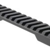 Talley PSM258779 Fierce Rivalry Picatinny Rail  Black Anodized Short Action 20 MOA