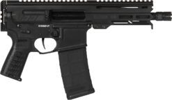 CMMG 55A938FAB Dissent  5.56x45mm NATO 30+1 6.50", Black Cerakote Rec, OEM Grip, Picatinny Buffer Adapter, Zeroed Drop-In Single Stage Trigger