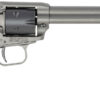 Heritage Mfg RR22C6 Rough Rider  22 LR 6 Shot. 6.50" Tungsten Gray Cerakote Steel Barrel & Frame, Black Satin Cylinder, Black Star Polymer Grip, Hammer/Thumb Safety, Exposed Hammer